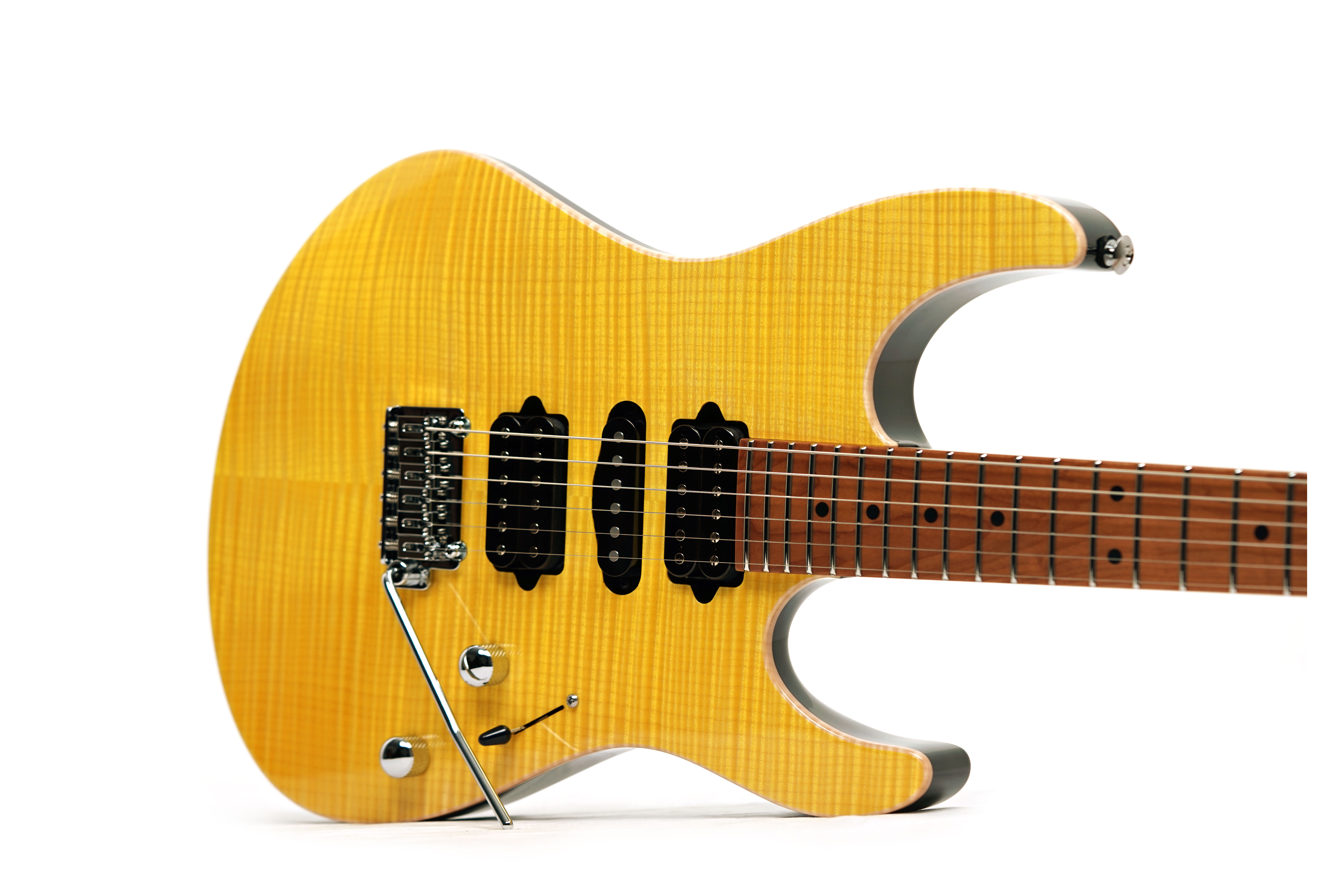 Suhr Modern Plus Trans Lemon Yellow Maple Fingerboard guitarguitar Select #92019