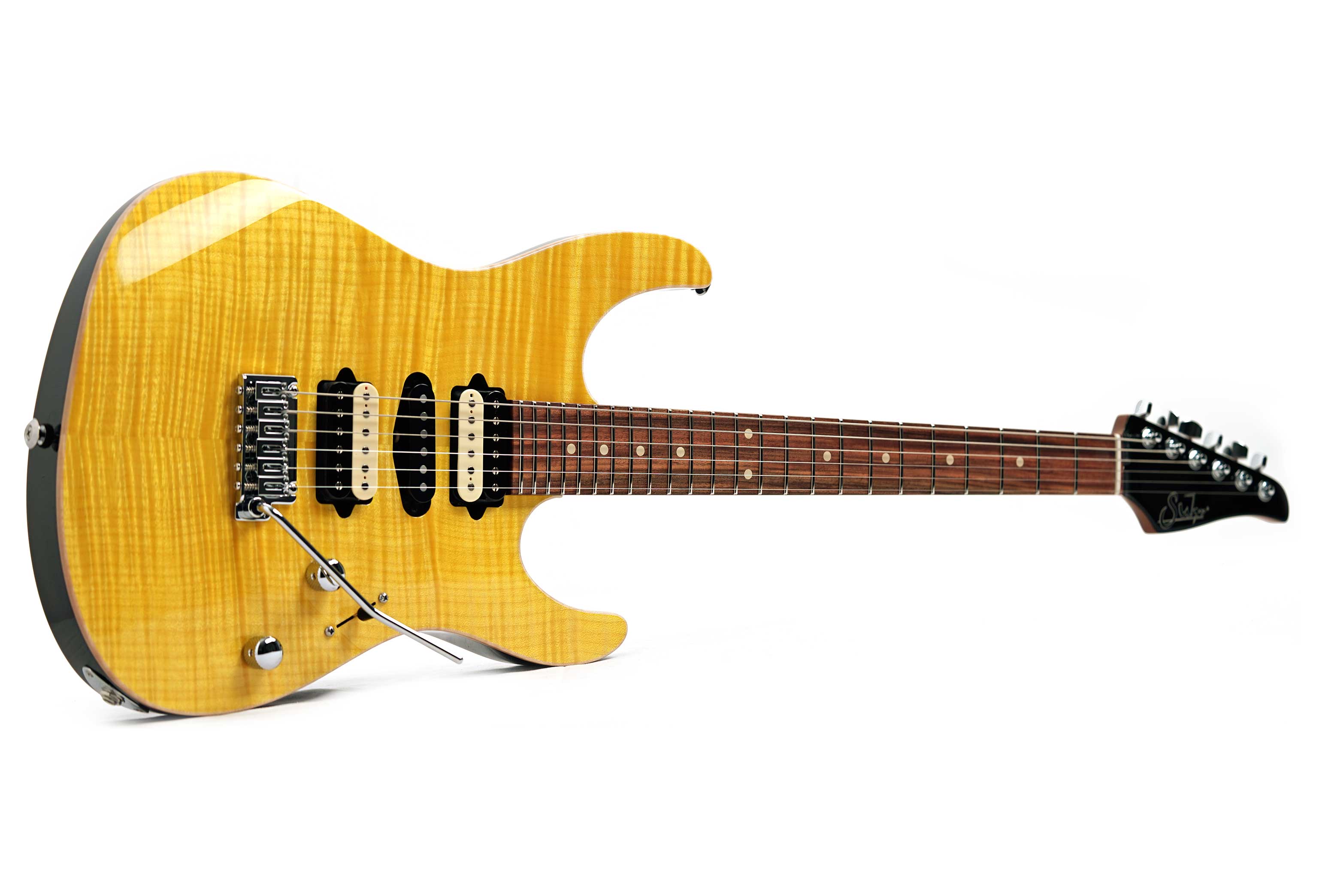 Suhr Modern Plus Trans Lemon Yellow Pau Ferro Fingerboard guitarguitar dealer select #92017