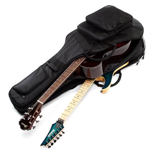 Ibanez POWERPAD IGAB2540 Double Electric/Acoustic Guitar Bag Black Ibanez POWERPAD IGAB2540 Double Electric/Acoustic Guitar Bag Black