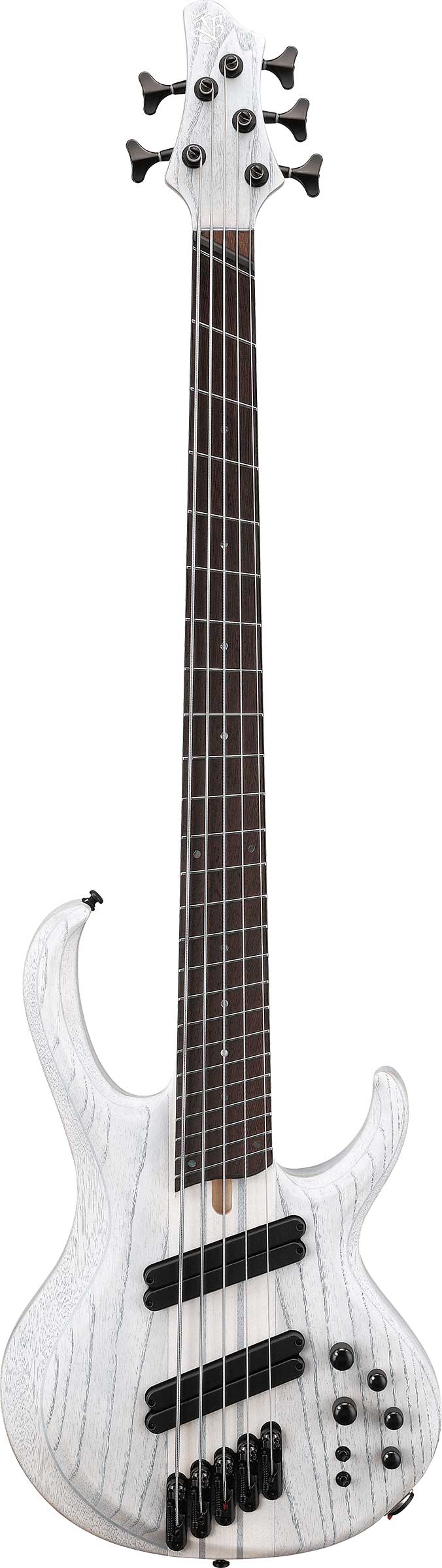 Ibanez BTB865MS BTB Series 5 String Multi Scale Transparent White Flat Limited Edition