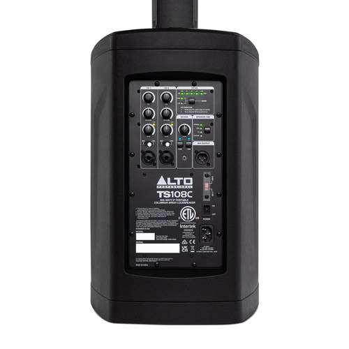 Alto TS108C 600-Watt Portable Powered Column Array Loudspeaker with 3CH Digital Mixer and Bluetooth Alto TS108C 600-Watt Portable Powered Column Array Loudspeaker with 3CH Digital Mixer and Bluetooth