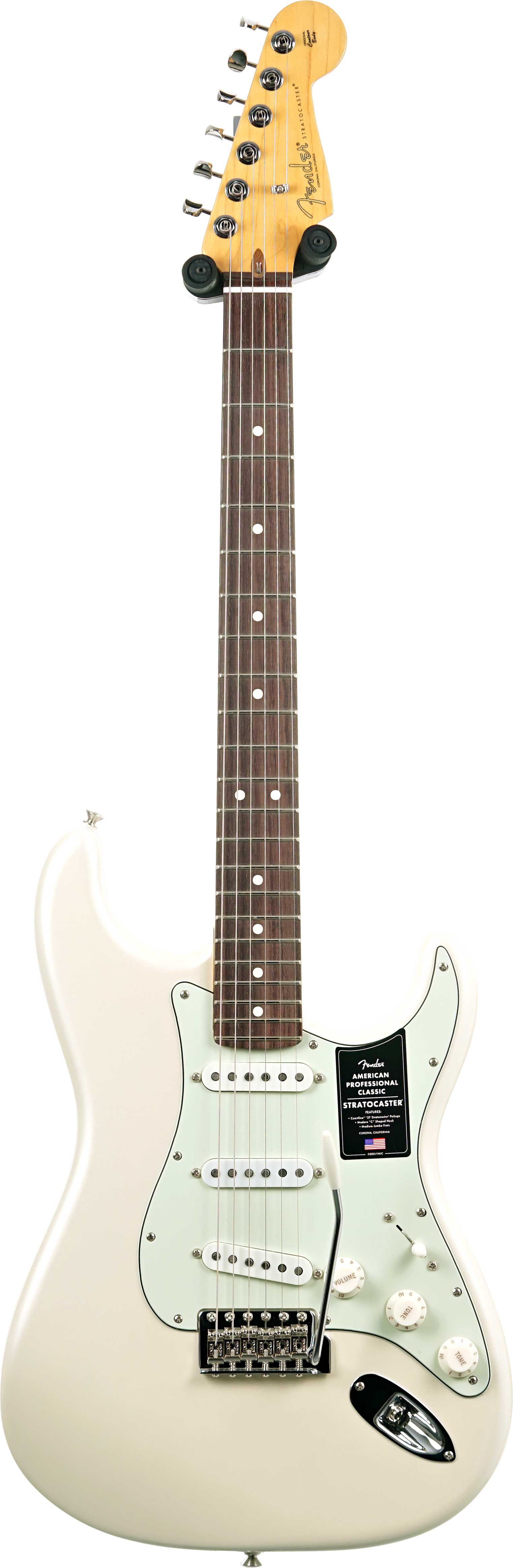 Fender guitarguitar Exclusive American Professional Classic Stratocaster Rosewood Fingerboard Olympic White