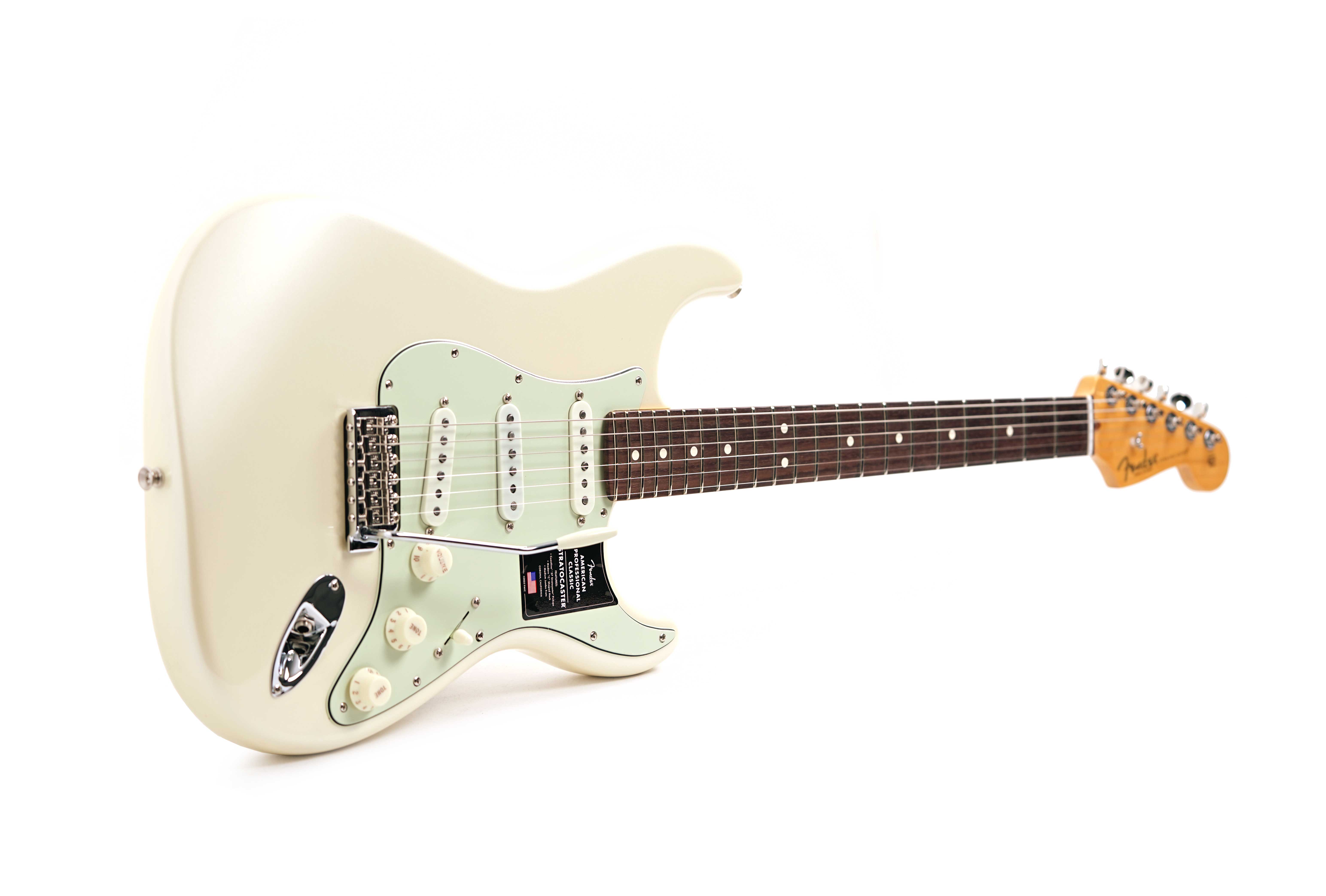 Fender guitarguitar Exclusive American Professional Classic Stratocaster Rosewood Fingerboard Olympic White