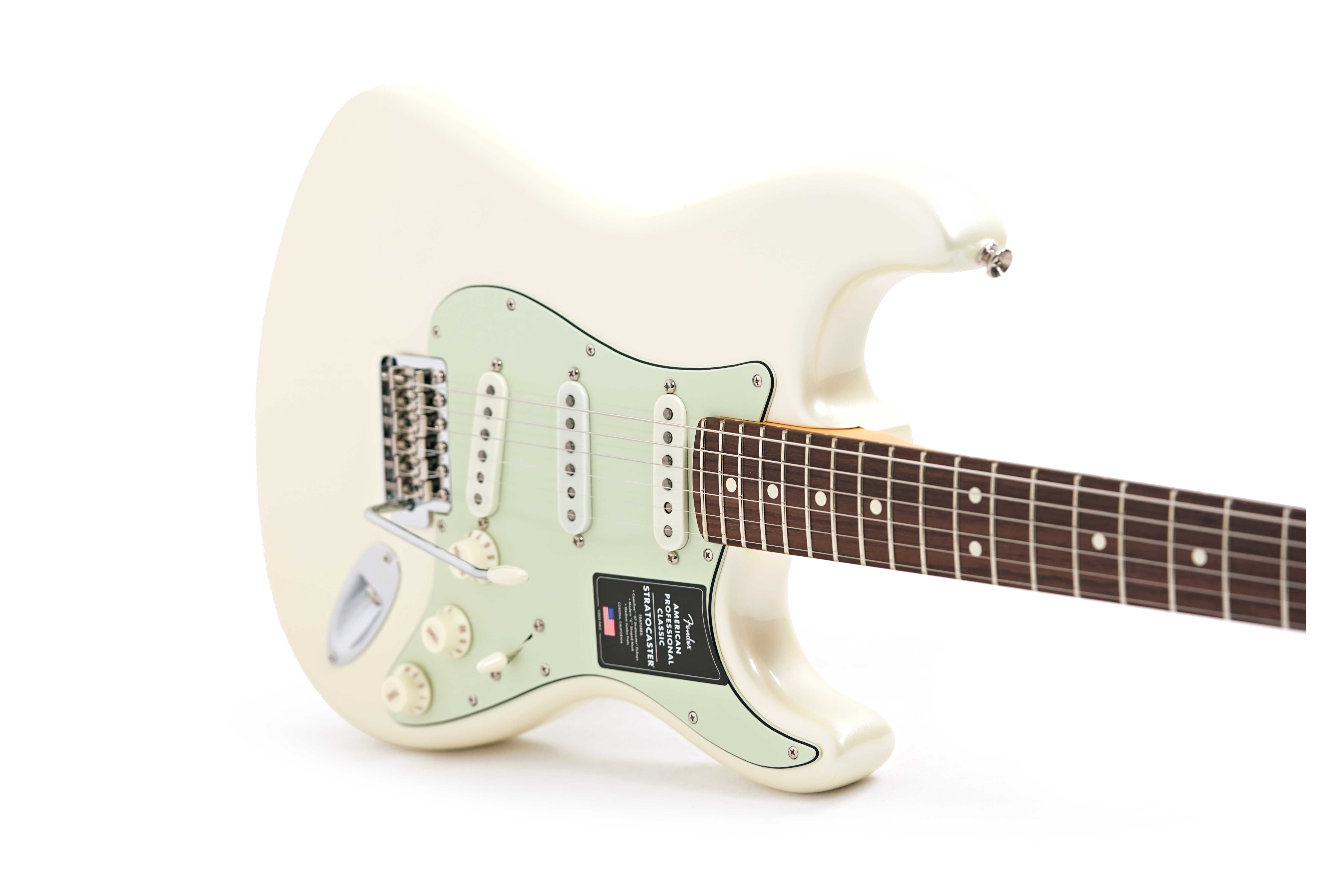 Fender guitarguitar Exclusive American Professional Classic Stratocaster Rosewood Fingerboard Olympic White