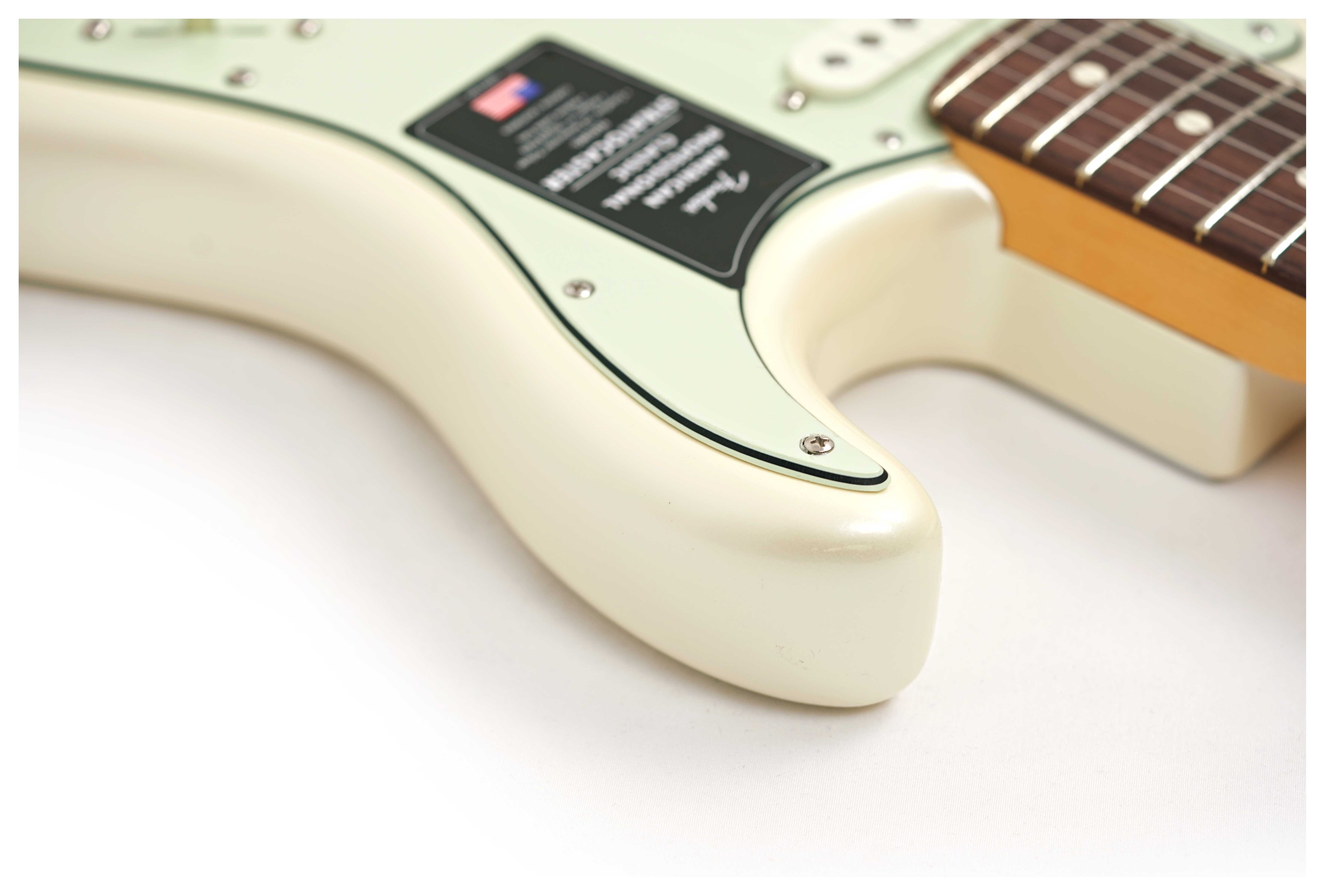 Fender guitarguitar Exclusive American Professional Classic Stratocaster Rosewood Fingerboard Olympic White