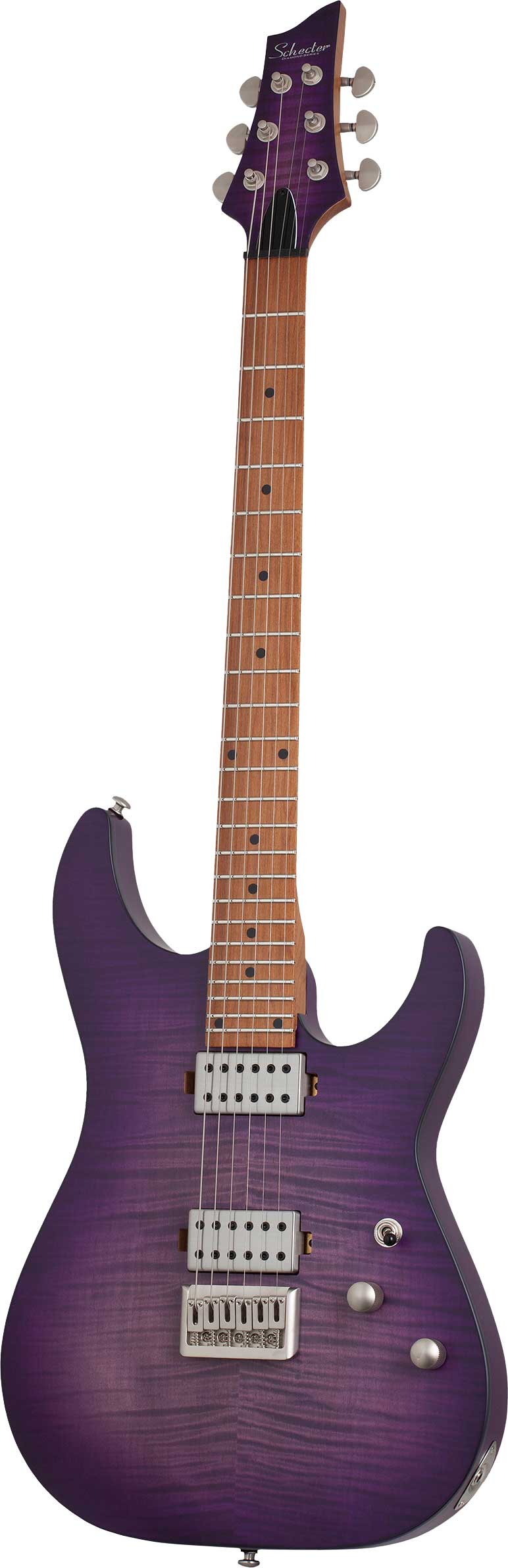 Schecter C-1 Standard Plus Transparent Purple Burst