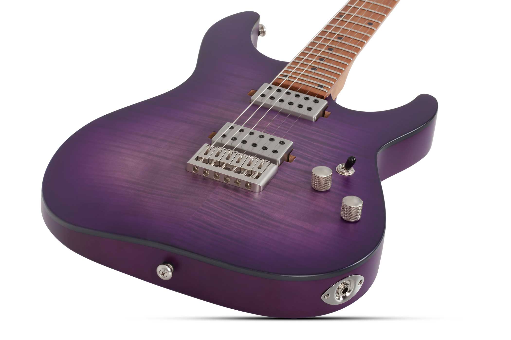 Schecter C-1 Standard Plus Transparent Purple Burst