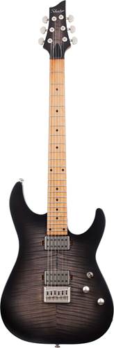 Schecter C-1 Standard Plus Transparent Black Burst Schecter C-1 Standard Plus Transparent Black Burst