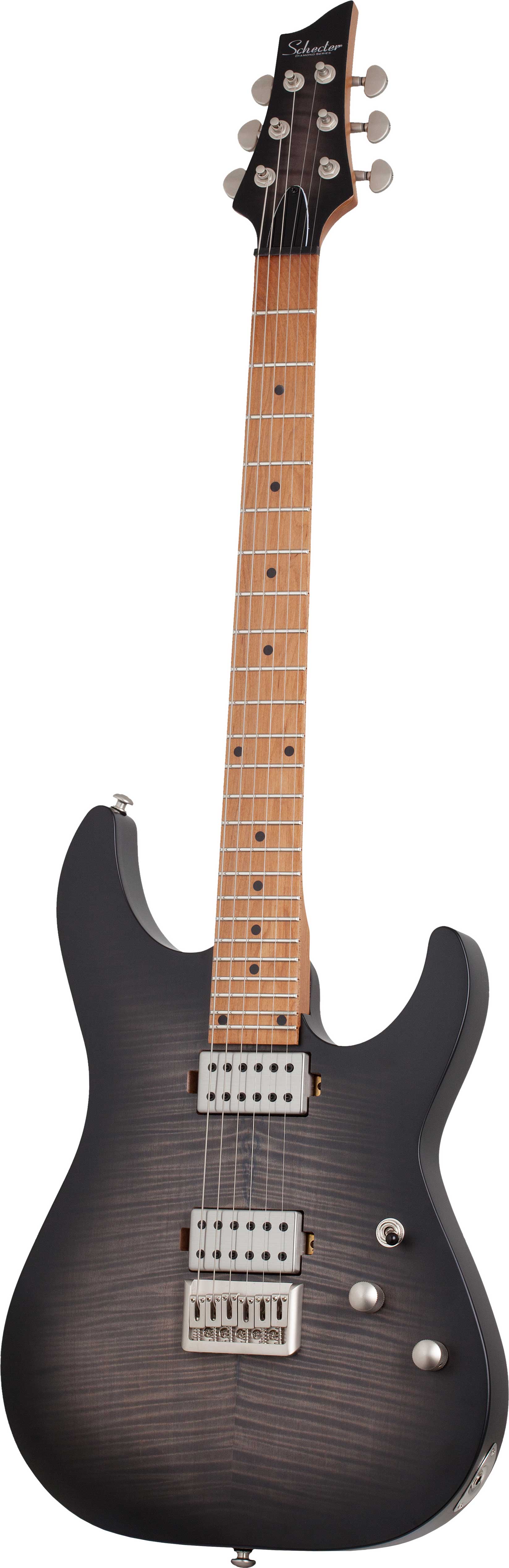 Schecter C-1 Standard Plus Transparent Black Burst