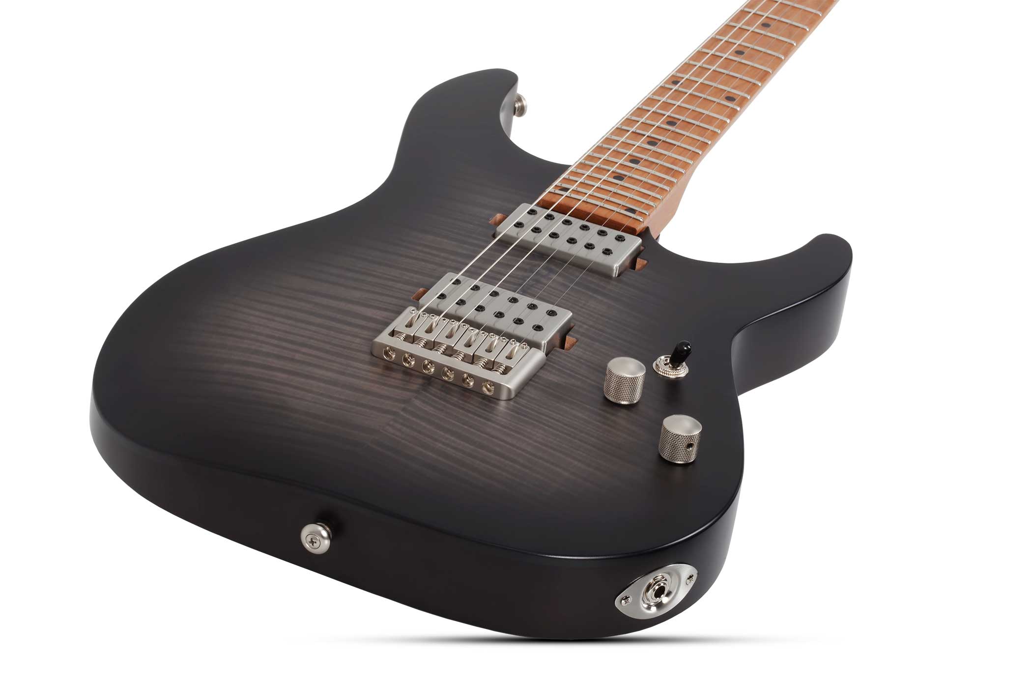 Schecter C-1 Standard Plus Transparent Black Burst