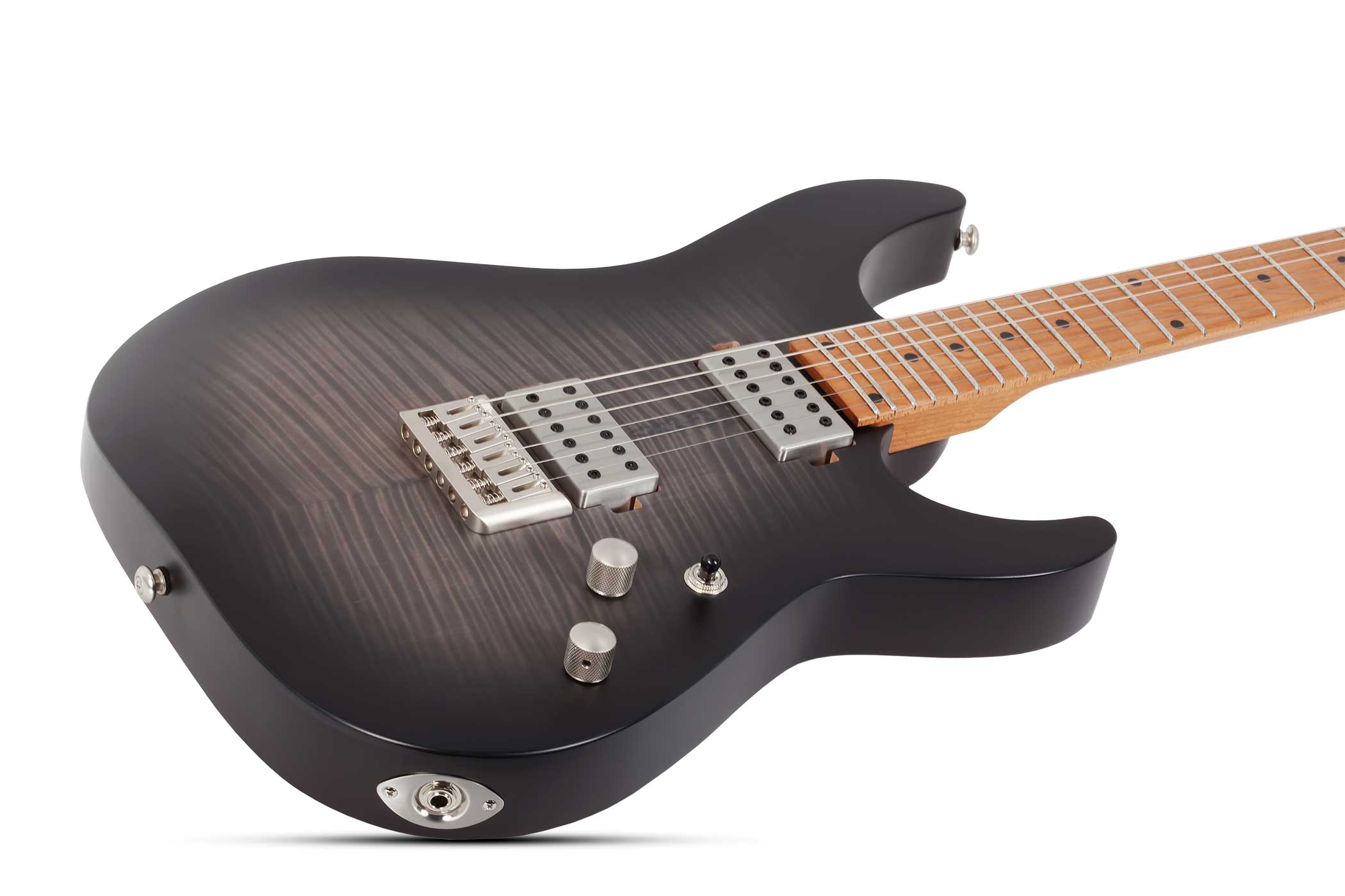 Schecter C-1 Standard Plus Transparent Black Burst