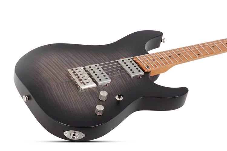 Schecter C-1 Standard Plus Transparent Black Burst Schecter C-1 Standard Plus Transparent Black Burst