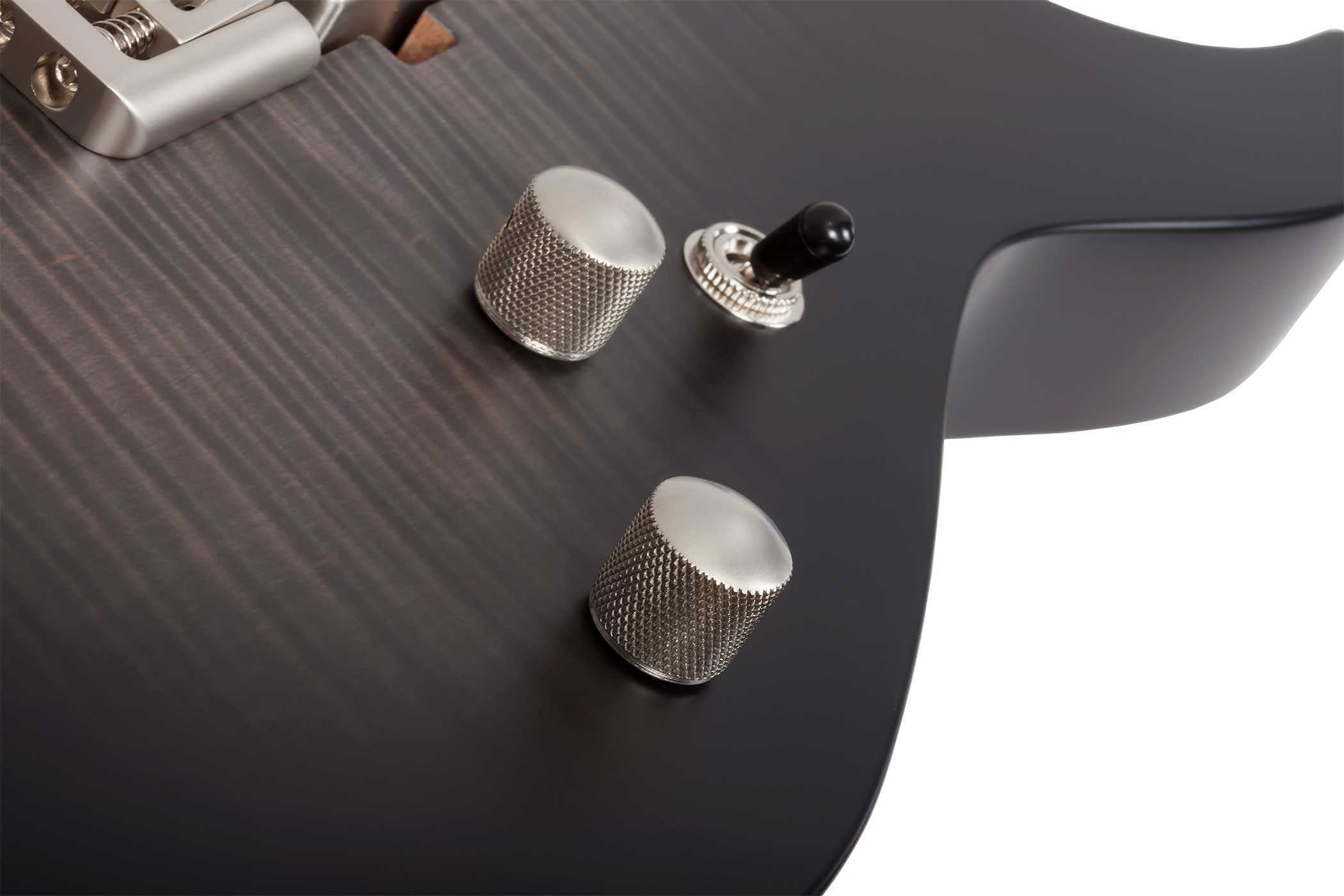 Schecter C-1 Standard Plus Transparent Black Burst