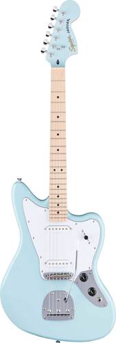 Squier FSR Affinity Jaguar Matching Headstock Daphne Blue Maple Fingerboard Squier FSR Affinity Jaguar Matching Headstock Daphne Blue Maple Fingerboard