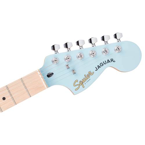 Squier FSR Affinity Jaguar Matching Headstock Daphne Blue Maple Fingerboard Squier FSR Affinity Jaguar Matching Headstock Daphne Blue Maple Fingerboard