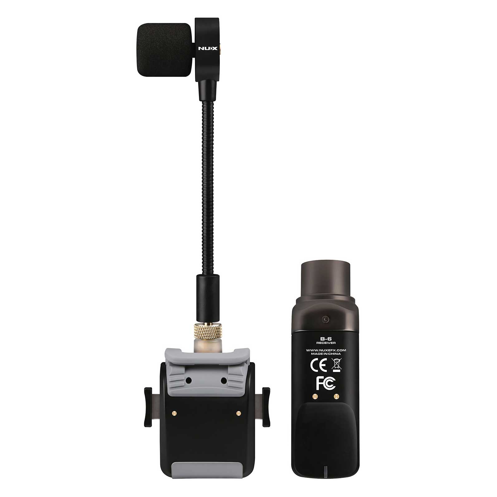 NUX B-6 Wireless Saxophone Microphone System 2.4GHz