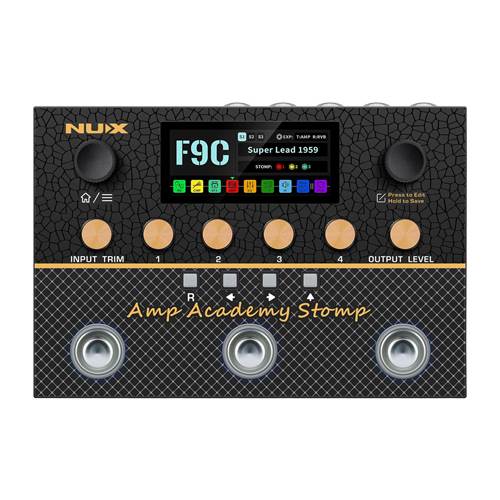 NUX Amp Academy Stomp Pedal Guitar Amp Modeller and Multi Effects Processor Pedal NUX Amp Academy Stomp Pedal Guitar Amp Modeller and Multi Effects Processor Pedal