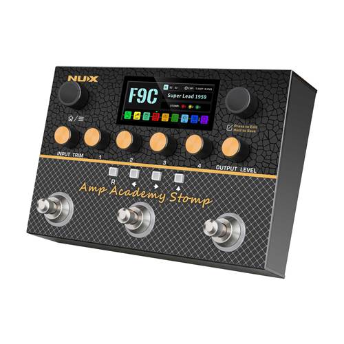 NUX Amp Academy Stomp Pedal Guitar Amp Modeller and Multi Effects Processor Pedal NUX Amp Academy Stomp Pedal Guitar Amp Modeller and Multi Effects Processor Pedal