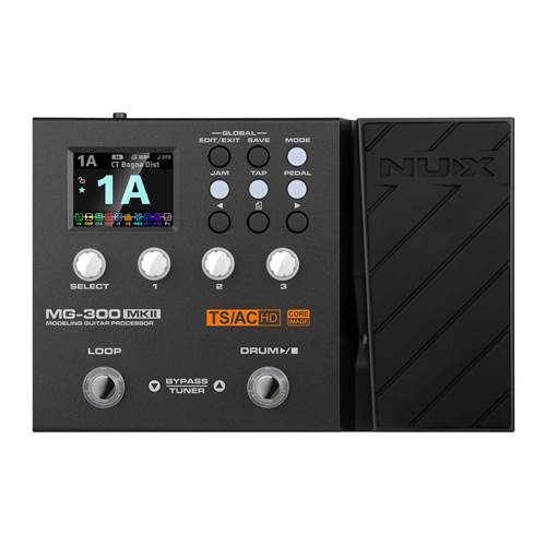NUX MG-300 MKII Guitar Amp Modeller and Multi Effects Processor Pedal NUX MG-300 MKII Guitar Amp Modeller and Multi Effects Processor Pedal