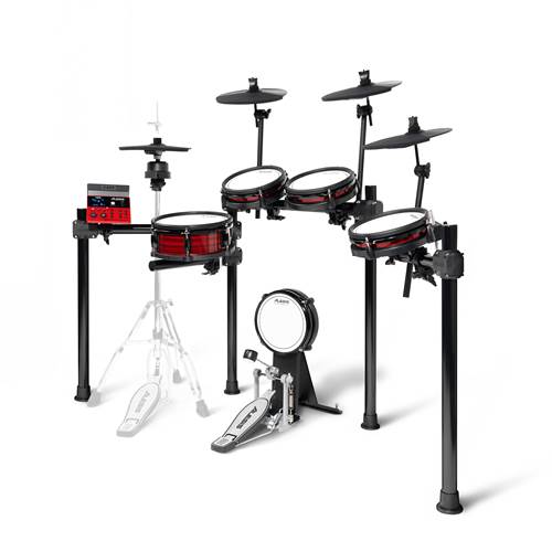 Alesis Nitro Ultimate 9-Piece Professional Electronic Drum Kit with Stand-Mounted Hi-Hat and Bluetooth Alesis Nitro Ultimate 9-Piece Professional Electronic Drum Kit with Stand-Mounted Hi-Hat and Bluetooth