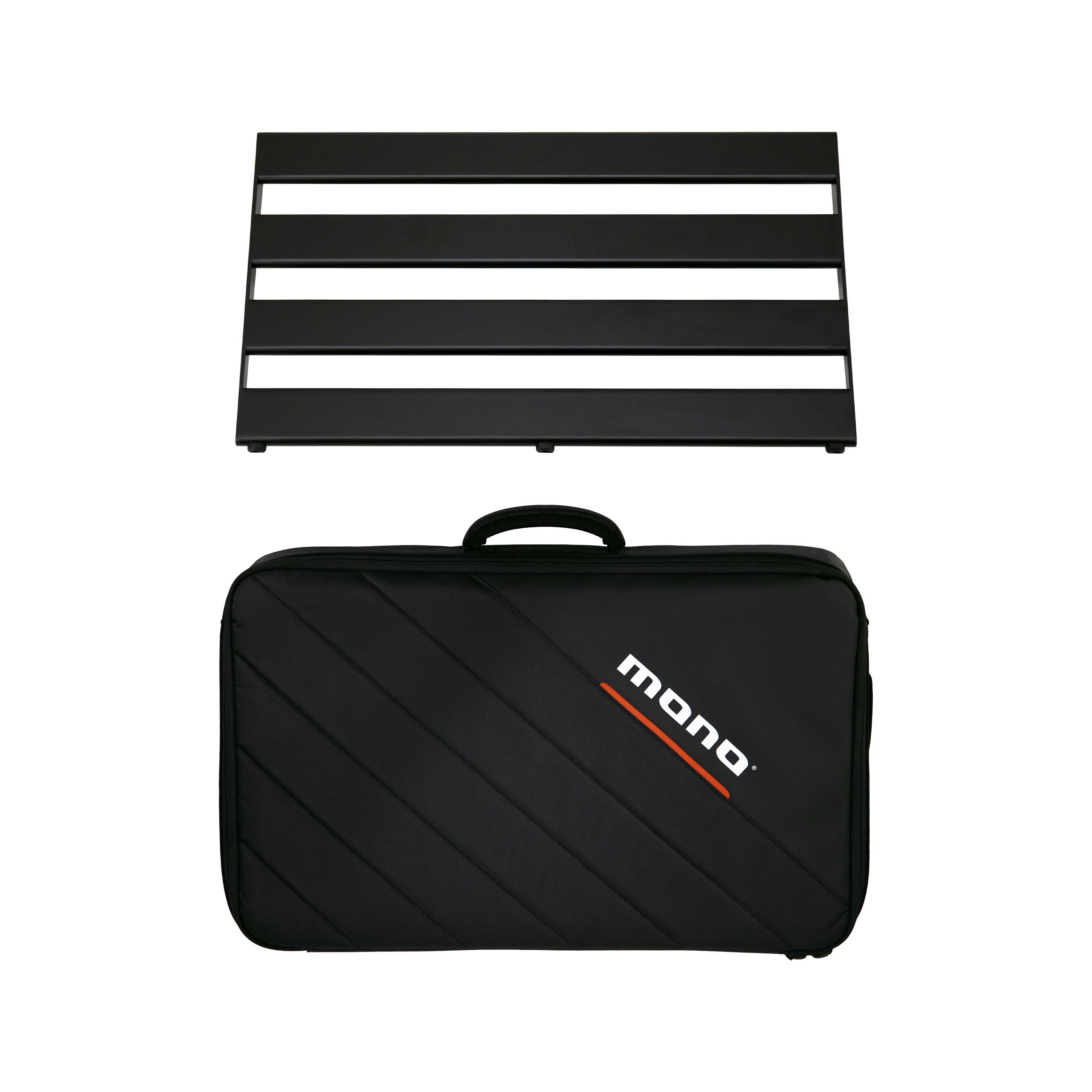 Mono Pedalboard Rail Medium with Stealth Accessory Case Black