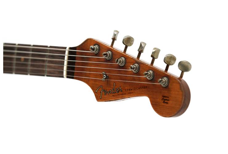 Fender Custom Shop 1960 Stratocaster Roasted Alder Super Heavy Relic Aged Black over 2-Color Sunburst #CZ580936 Fender Custom Shop 1960 Stratocaster Roasted Alder Super Heavy Relic Aged Black over 2-Color Sunburst #CZ580936