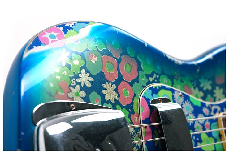 Fender Custom Shop Limited Edition Jazz Bass Relic Blue Flower #CZ585265 Fender Custom Shop Limited Edition Jazz Bass Relic Blue Flower #CZ585265