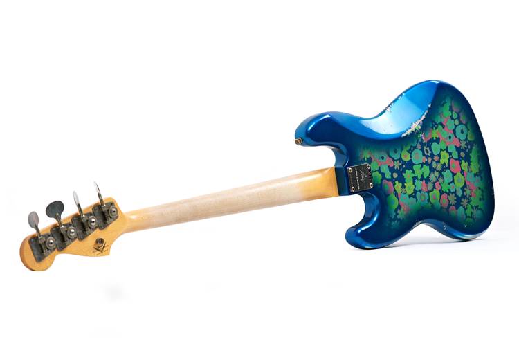 Fender Custom Shop Limited Edition Jazz Bass Relic Blue Flower #CZ585265 Fender Custom Shop Limited Edition Jazz Bass Relic Blue Flower #CZ585265