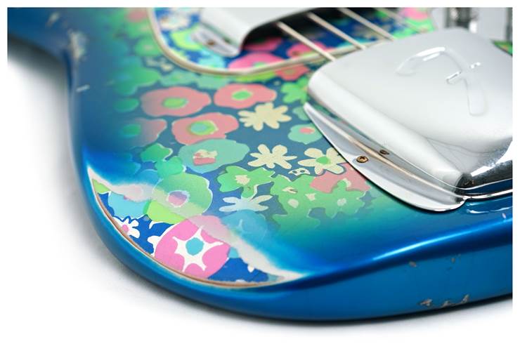 Fender Custom Shop Limited Edition Jazz Bass Relic Blue Flower #CZ585265 Fender Custom Shop Limited Edition Jazz Bass Relic Blue Flower #CZ585265