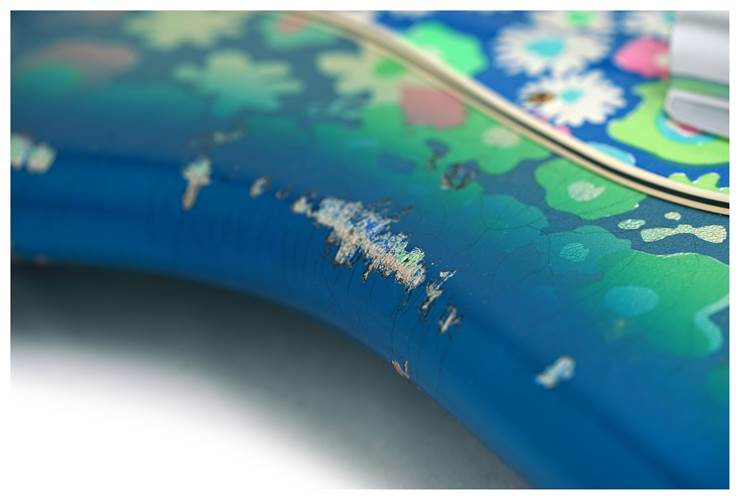Fender Custom Shop Limited Edition Jazz Bass Relic Blue Flower #CZ585265 Fender Custom Shop Limited Edition Jazz Bass Relic Blue Flower #CZ585265