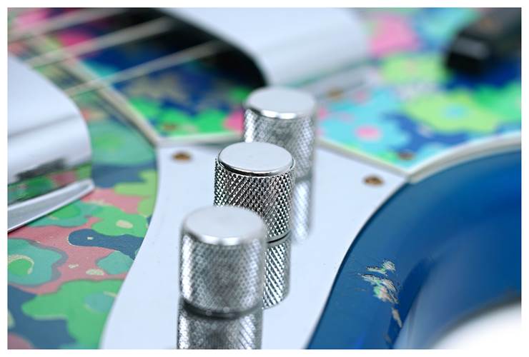 Fender Custom Shop Limited Edition Jazz Bass Relic Blue Flower #CZ585265 Fender Custom Shop Limited Edition Jazz Bass Relic Blue Flower #CZ585265