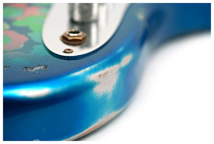 Fender Custom Shop Limited Edition Jazz Bass Relic Blue Flower #CZ585265 Fender Custom Shop Limited Edition Jazz Bass Relic Blue Flower #CZ585265