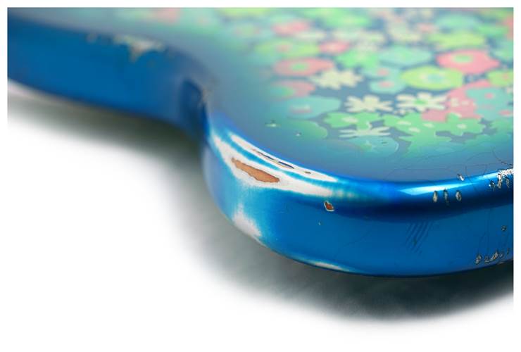 Fender Custom Shop Limited Edition Jazz Bass Relic Blue Flower #CZ585265 Fender Custom Shop Limited Edition Jazz Bass Relic Blue Flower #CZ585265