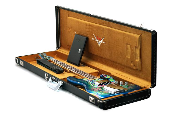 Fender Custom Shop Limited Edition Jazz Bass Relic Blue Flower #CZ585265 Fender Custom Shop Limited Edition Jazz Bass Relic Blue Flower #CZ585265