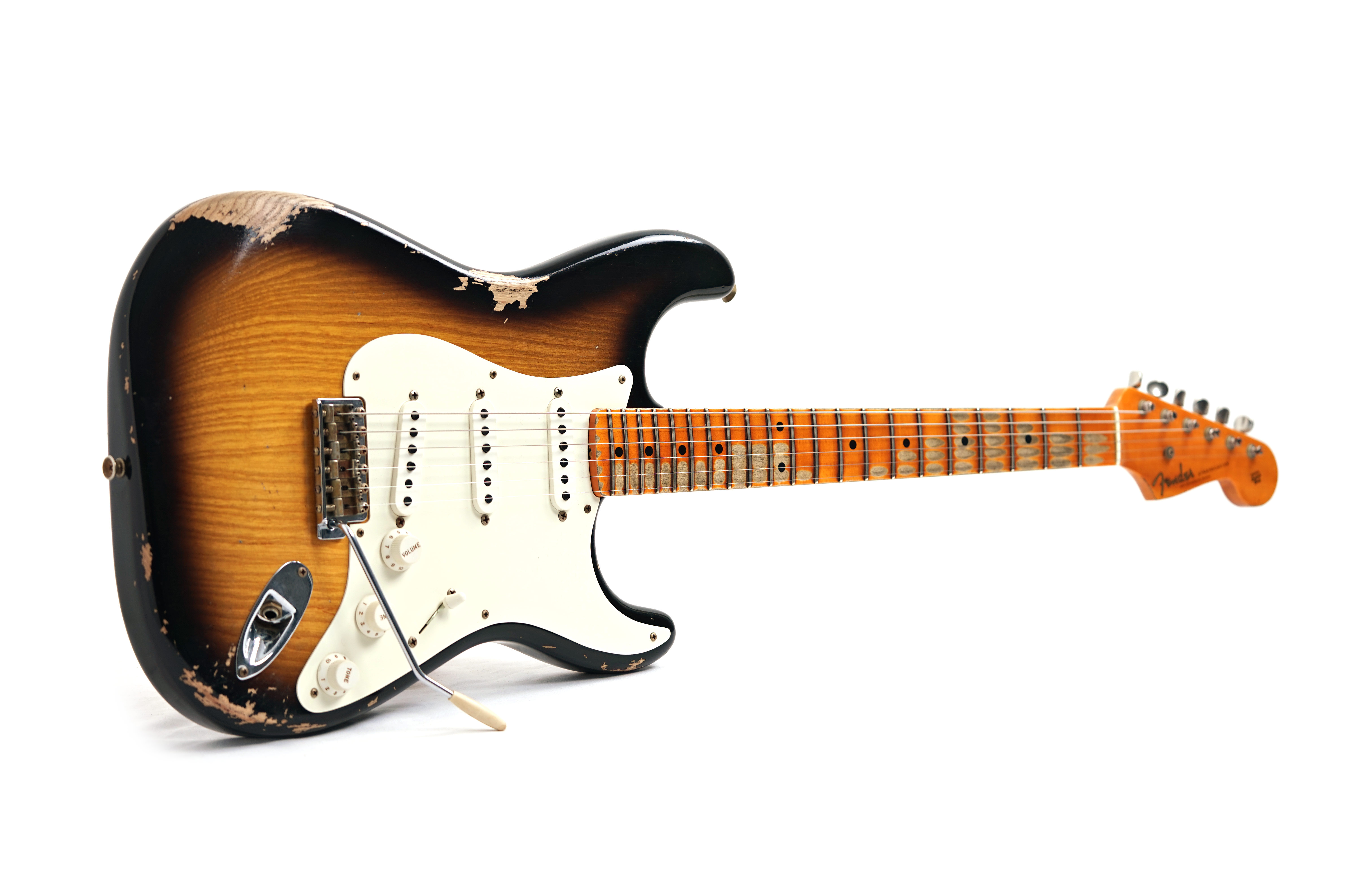 Fender Custom Shop 1955 Stratocaster Heavy Relic 2 Tone Sunburst Maple Fingerboard #R121694
