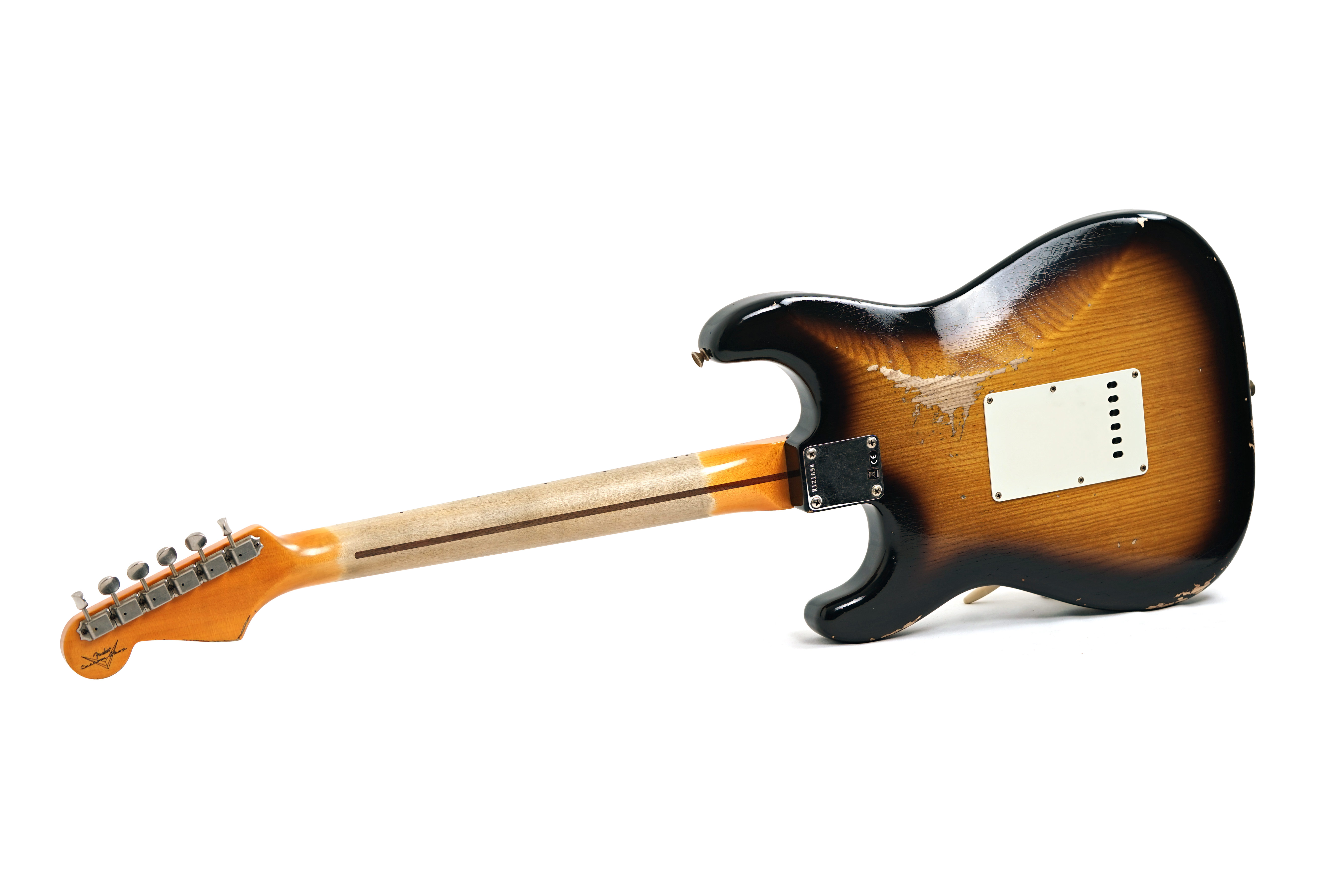 Fender Custom Shop 1955 Stratocaster Heavy Relic 2 Tone Sunburst Maple Fingerboard #R121694