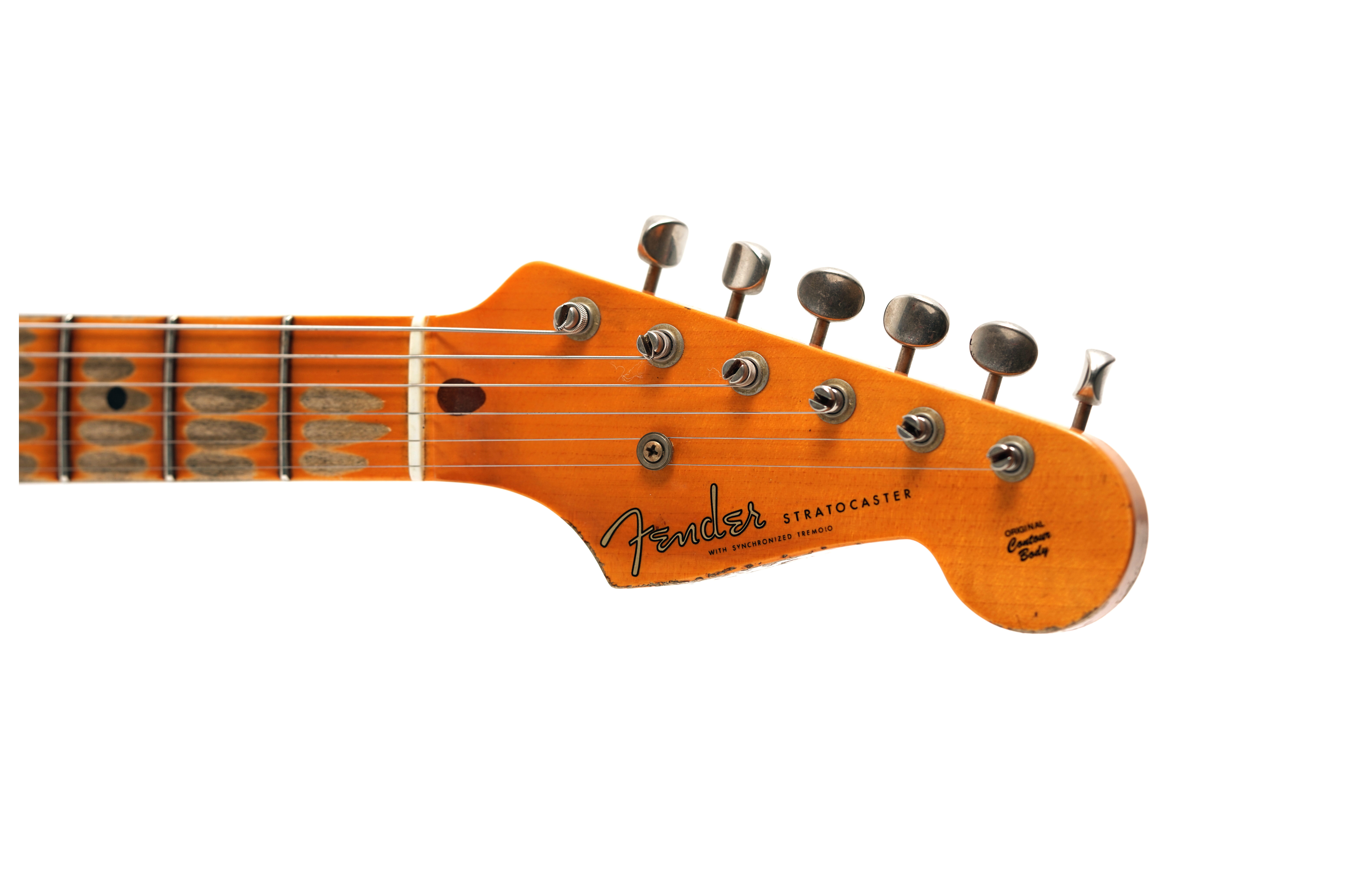 Fender Custom Shop 1955 Stratocaster Heavy Relic 2 Tone Sunburst Maple Fingerboard #R121694