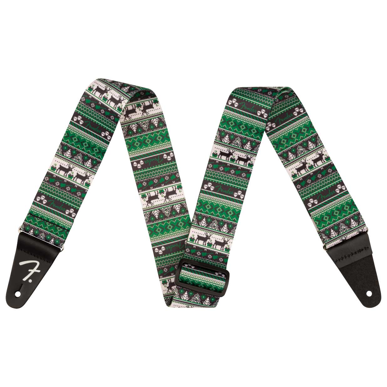Fender Ugly Christmas Sweater Green Strap