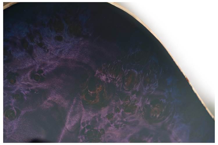 Mayones Duvell Elite 6 Eye Poplar 4A Trans Dirty Purple Blue Burst #DF2411882 Mayones Duvell Elite 6 Eye Poplar 4A Trans Dirty Purple Blue Burst #DF2411882