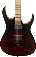 Mayones Duvell Elite 6 Blood Red Fade Pale Moon Ebony 3A Fretboard #DF2505041