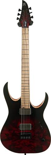 Mayones Duvell Elite 6 Blood Red Fade Pale Moon Ebony 3A Fretboard #DF2505041 Mayones Duvell Elite 6 Blood Red Fade Pale Moon Ebony 3A Fretboard #DF2505041