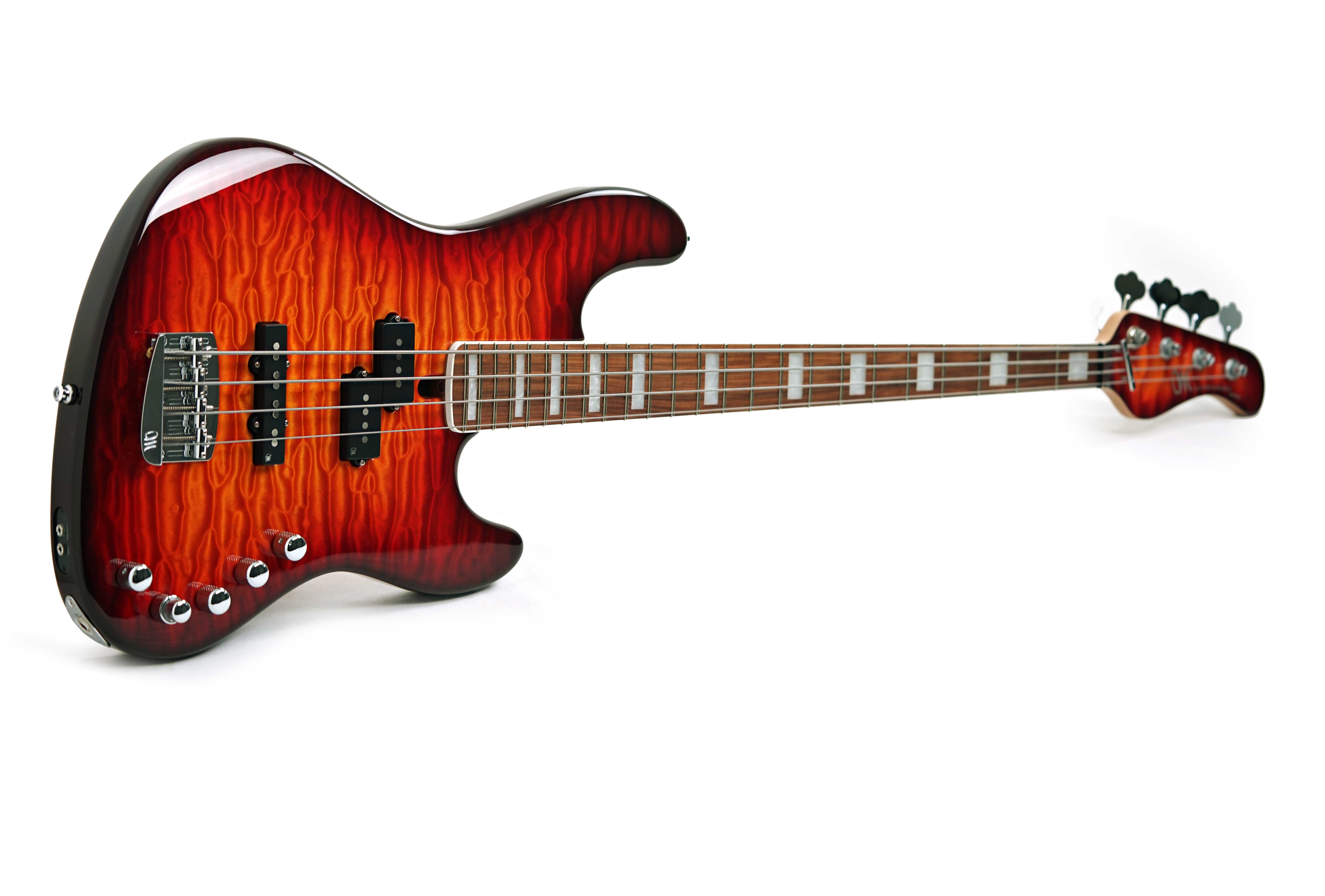 Mayones Jabba Custom 4 5A Quilted Maple Sunburst #JB2503387