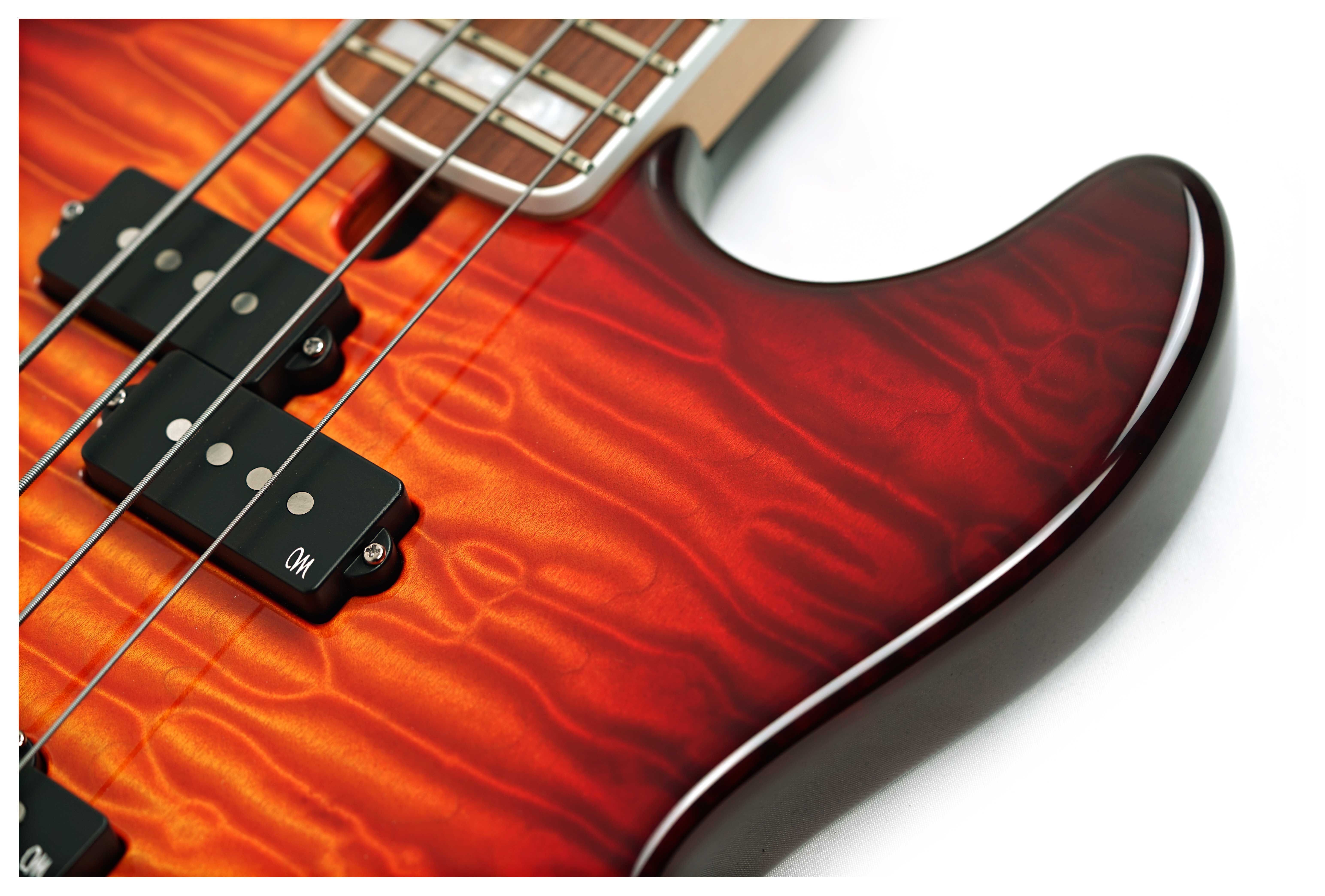 Mayones Jabba Custom 4 5A Quilted Maple Sunburst #JB2503387