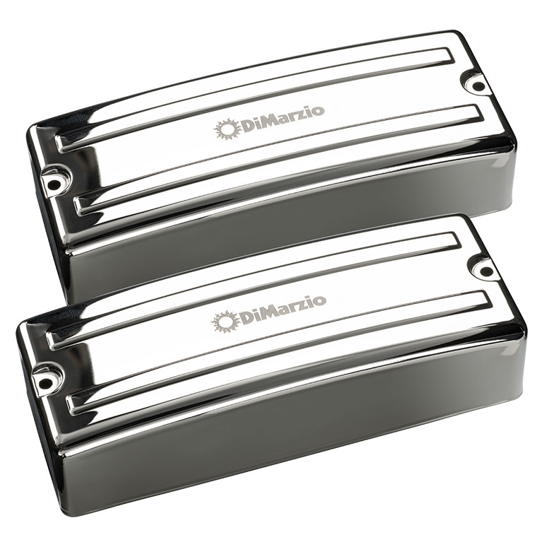 DiMarzio Colossal 5-String Bass Neck & Bridge Pickup Set Nickel Cover