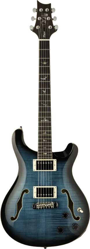 PRS SE Hollowbody II Piezo Peacock Blue
