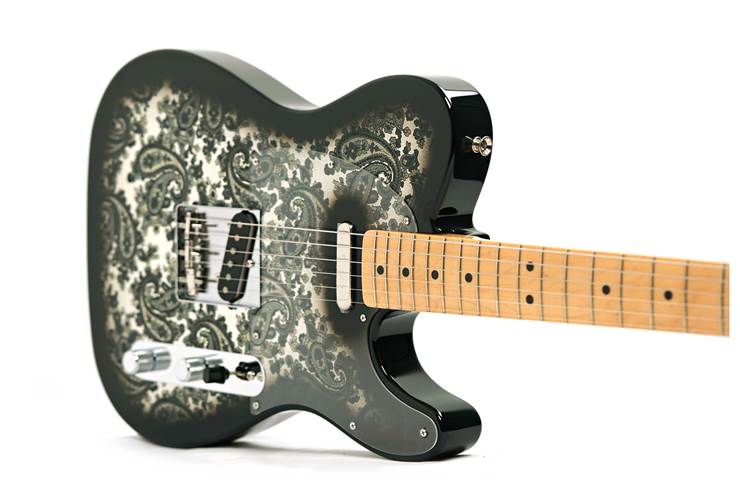 Fender Made in Japan Limited Telecaster Black Paisley Maple Fingerboard Fender Made in Japan Limited Telecaster Black Paisley Maple Fingerboard