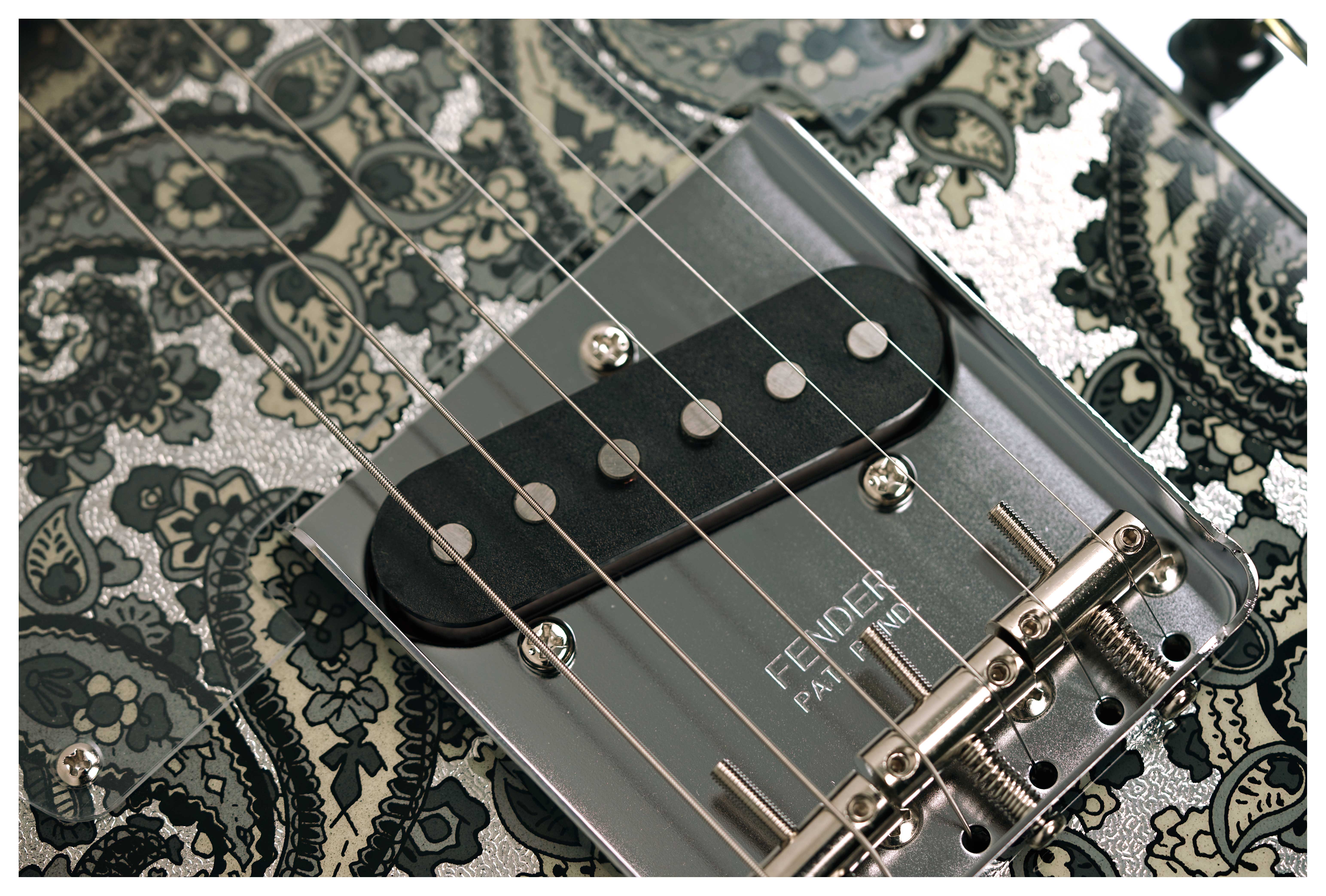 Fender Made in Japan Limited Telecaster Black Paisley Maple
