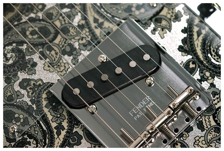Fender Made in Japan Limited Telecaster Black Paisley Maple Fingerboard Fender Made in Japan Limited Telecaster Black Paisley Maple Fingerboard