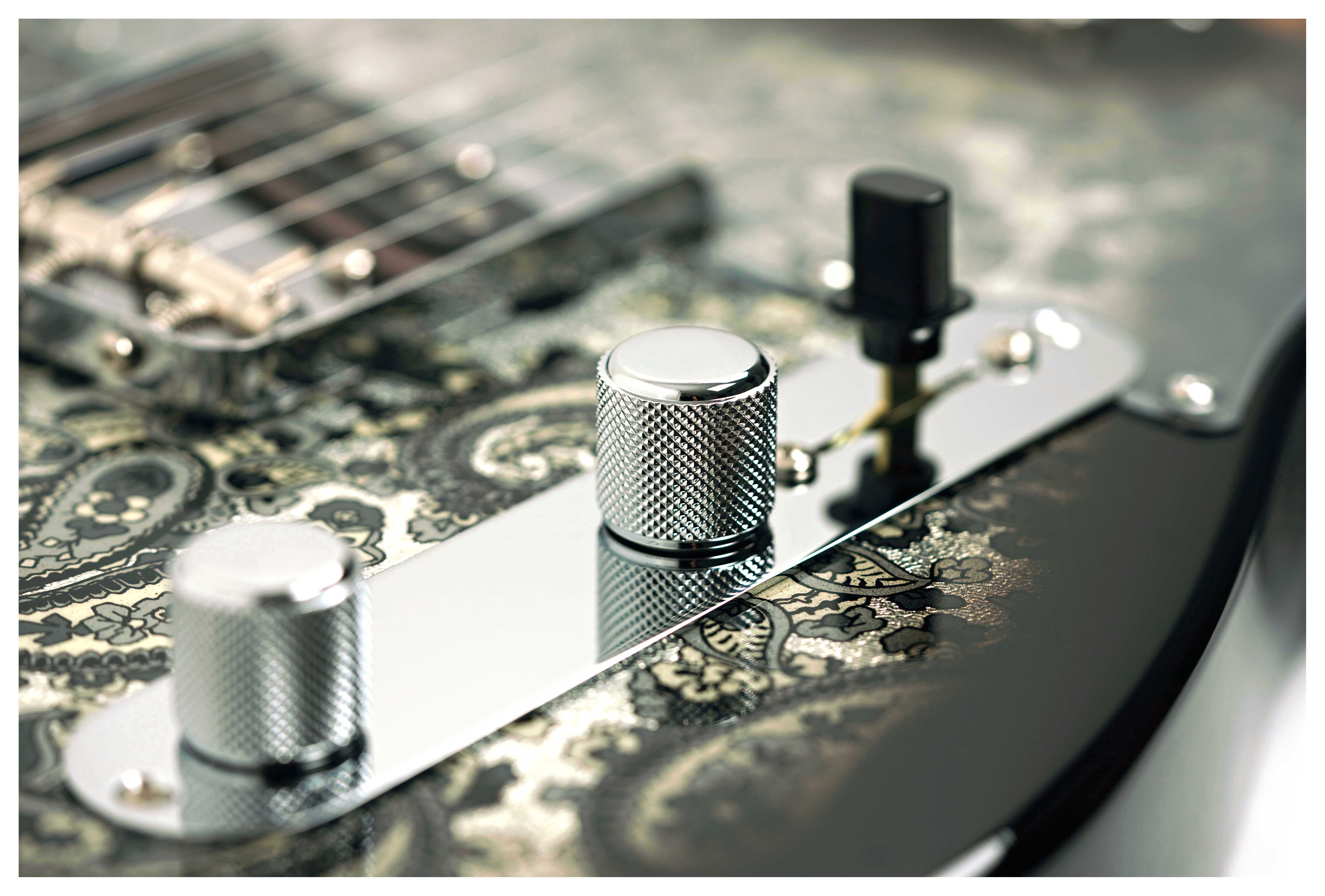 Fender Made in Japan Limited Telecaster Black Paisley Maple Fingerboard