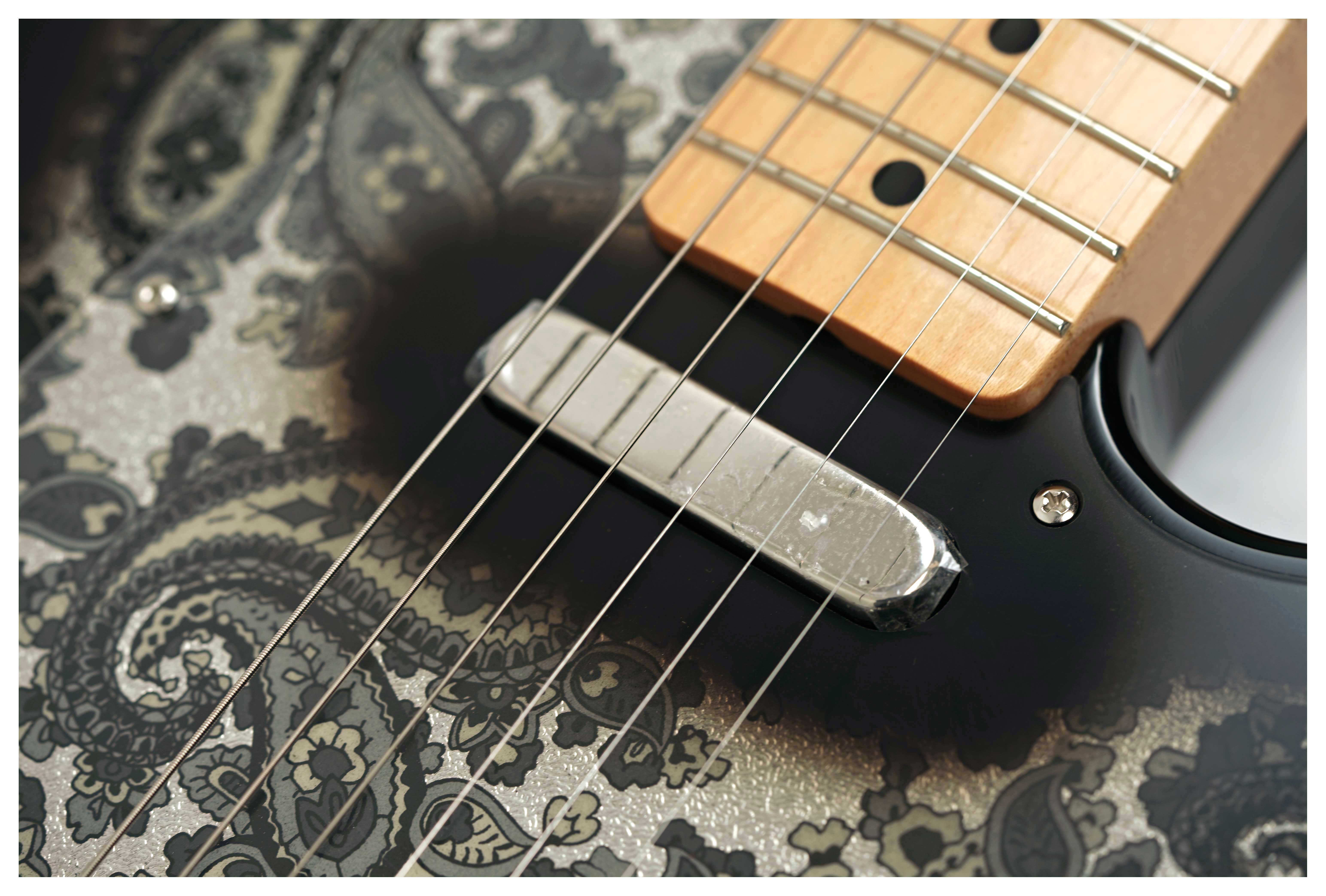 Fender Made in Japan Limited Telecaster Black Paisley Maple